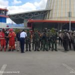 Praktek Langsung Penanggulangan Keadaan Darurat, Koramil 1702-01/Wamena Hadir Berikan Arahan