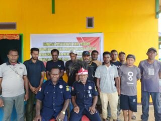 Himbauan Dari Tokoh Masyarakat Adat Suku Marind Animha Kabupaten Merauke Untuk Aktif Dalam Menjaga Situasi Kamtibmas