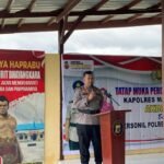 Polres Mamberamo Raya Gelar Penyambutan Kapolres AKBP Arifin