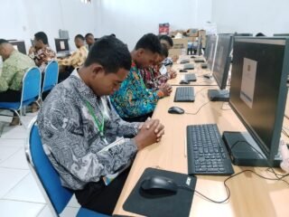 Polda Papua Gelar Tes CAT Psikologi Seleksi Tamtama Polri Tahun Anggaran 2025