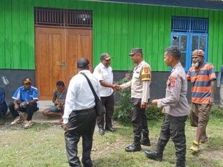 Sat binmas polres tolikara jalin kerja sama dengan dinas pertanian dan perikanan untuk penguatan ketahanan pangan