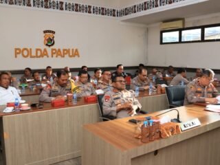 Polda Papua Ikuti Anev Ketahanan Pangan Secara Virtual, Kapolri Tegaskan Komitmen Polri dalam Program Ketahanan Pangan Nasional