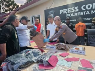 Kurang dari 24 jam Polresta Manokwari Berhasil Ungkap Kasus Pembunuhan di Reremi Puncak Manokwari
