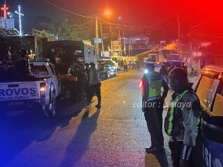 Pastikan Malam Pergantian Tahun Aman, Personel Ops Lilin Cartenz 2025 Intensifkan Patroli Pengamanan