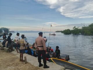 Satuan Polairud Polres Waropen Ajak Masyarakat Jaga Kamtibmas Kondusif