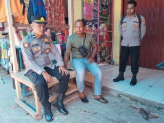 Ciptakan Keamanan Tetap Kondusif, Sat Binmas Polres Sarmi Ajak Warga Aktifkan Kembali Regu Siskamling