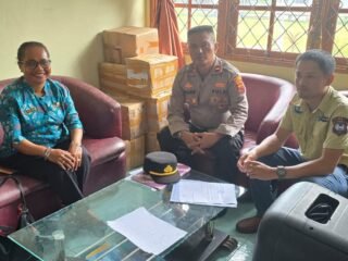 Bhabinkamtibmas Kelurahan Mararena Perkuat Sinergi dengan SMA Negeri 1 Sarmi melalui Kunjungan Kamtibmas