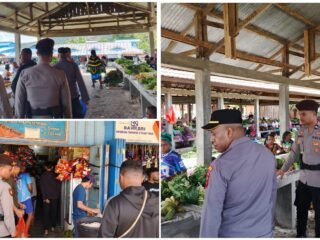 Awal Ramadan 1447 H, Polres Mamberamo Tengah Intensifkan Patroli di Pasar Kobakma