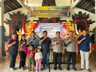 Sambut Nyepi 1948 Saka, Polres Keerom Gelar Donor Darah untuk Pererat Toleransi dan Sinergitas
