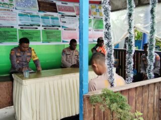 Kapolres Sarmi Tinjau Pos PAM Operasi Ketupat Cartenz 2026, Pastikan Kesiapan Personel