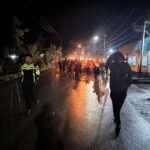 Polres Jayawijaya Bersama Jajaran Amankan Pawai Obor Paskah di Wamena