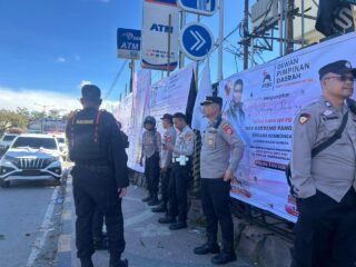 Polres Jayawijaya Lakukan Pengamanan Kunjungan Ketua DPP PSI di Wamena