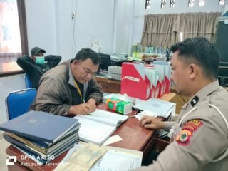 Sat Lantas Polres Jayawijaya Pastikan Kamseltibcar Lantas Tetap Kondusif