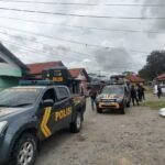 Patroli Gabungan Polsek Wamena Kota dan Brimob Yon A Jaga Stabilitas Keamanan Pasca Bentrok Antar Suku