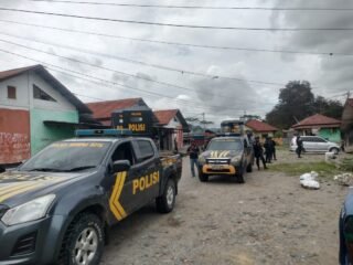 Patroli Gabungan Polsek Wamena Kota dan Brimob Yon A Jaga Stabilitas Keamanan Pasca Bentrok Antar Suku