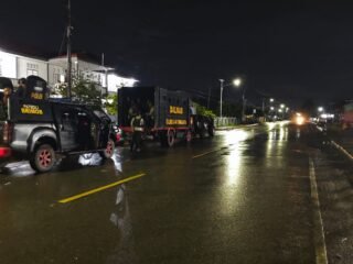 POLRES JAYAWIJAYA PASTIKAN KAMTIBMAS KOTA WAMENA AMAN DAN TERKENDALI