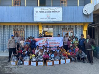 Polsek Wamena Kota Gelar Baksos dan Bakti Religi Jelang Hari Bhayangkara ke-80