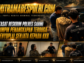 Kasat Reskrim Polres Sarmi Pimpin Penangkapan Terduga Penyuplai Senjata Kepada KKB