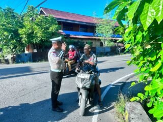 Polres Sarmi Maksimalkan Pelayanan Pagi, Satlantas Jaga Kelancaran dan Keselamatan Berlalu Lintas