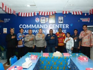 Kabid Humas Polda Papua Jalin Sinergi Informasi Publik dengan Dinas Kominfo Merauke