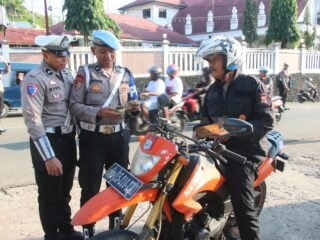 Bangun Keteladanan dari Internal, Bid Propam Polda Papua Gelar Operasi Gaktibplin Kendaraan Personel