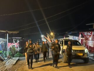 Patroli Malam Polres Tolikara, Polisi Pastikan Warga Beraktivitas dengan Aman