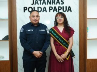 Kabid Humas Polda Papua Terima Audiensi Delegasi Indonesian Youth Exchange Chapter Kuala Lumpur