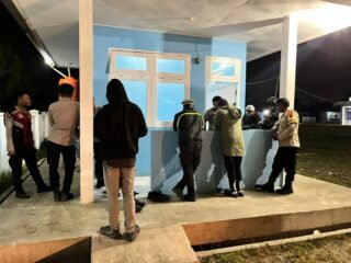 Patroli Malam Polres Mamberamo Tengah, Pastikan Situasi Kobakma Tetap Kondusif