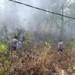 Gerak Cepat Polres Biak Numfor Tangani Karhutla di Yendidori, Dua Titik Api Berhasil Dipadamkan