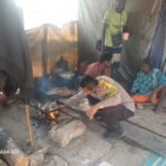 Patroli Dialogis Polsek Kimaam, Bhabinkamtibmas Edukasi Warga Cegah Karhutla