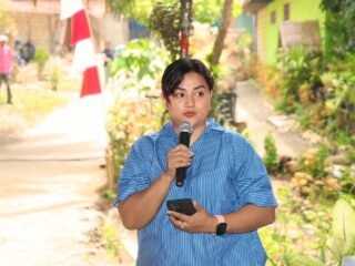 Digerakkan Polwan, Warga Kampwolker Bangun Pos Kamling untuk Wujudkan Lingkungan Aman
