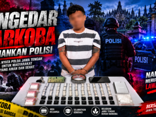Polda Jateng Ungkap Peredaran Sabu di Karanganyar, 55,26 Gram Diamankan dari Seorang Tersangka