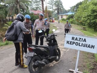 Bid Propam Polda Papua Gelar Gaktibplin di Polres Sarmi, Periksa Kelengkapan Personel dan Cegah Pelanggaran Disiplin