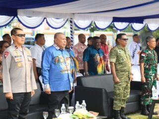 Wakapolda Papua Dukung Pembangunan Perpustakaan, Perkuat Sinergi untuk Kemajuan Daerah