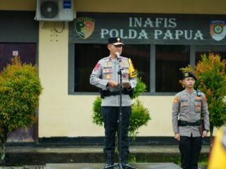 Wakapolda Papua Pimpin Apel Operasi Patuh Cartenz 2026, Tekankan Disiplin Berlalu Lintas