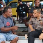 Bangun Komunikasi dengan Masyarakat, Kapolres Biak Numfor Temui Komunitas Taksi